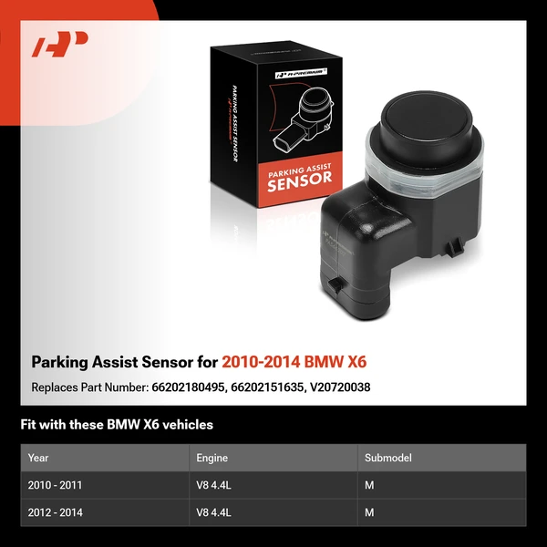 Parking Assist Sensor for 2010-2014 BMW X6