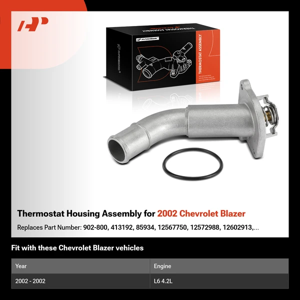 Thermostat Housing Assembly for 2002 Chevrolet Blazer