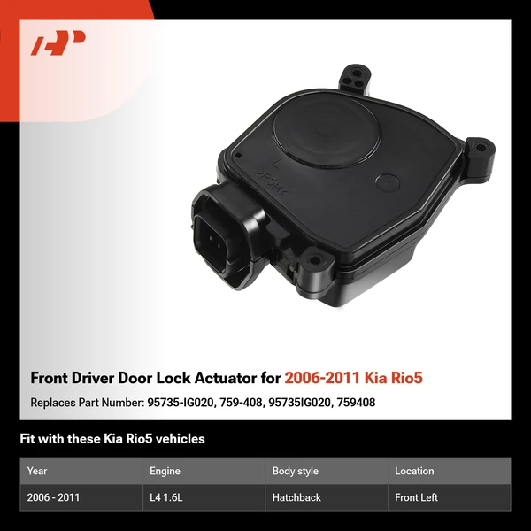 Front Driver Door Lock Actuator for 2006-2011 Kia Rio5