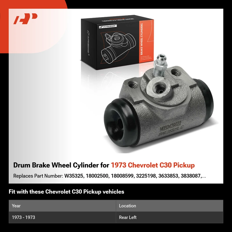 Drum Brake Wheel Cylinder for 1973 Chevrolet C30 Pickup