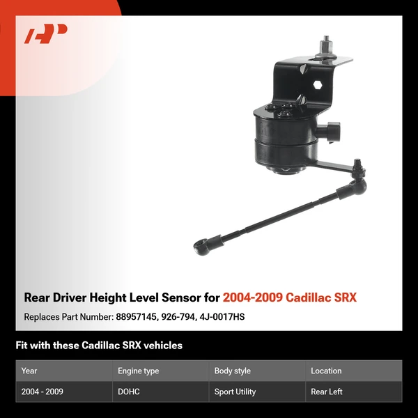 Rear Driver Height Level Sensor for 2004-2009 Cadillac SRX