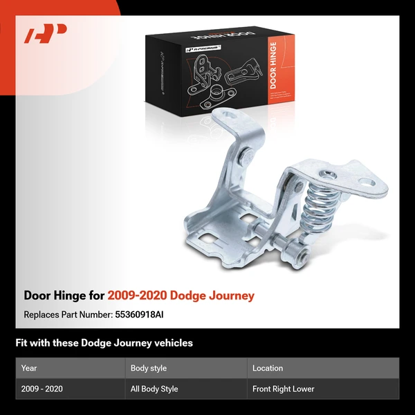 Door Hinge for 2009-2020 Dodge Journey