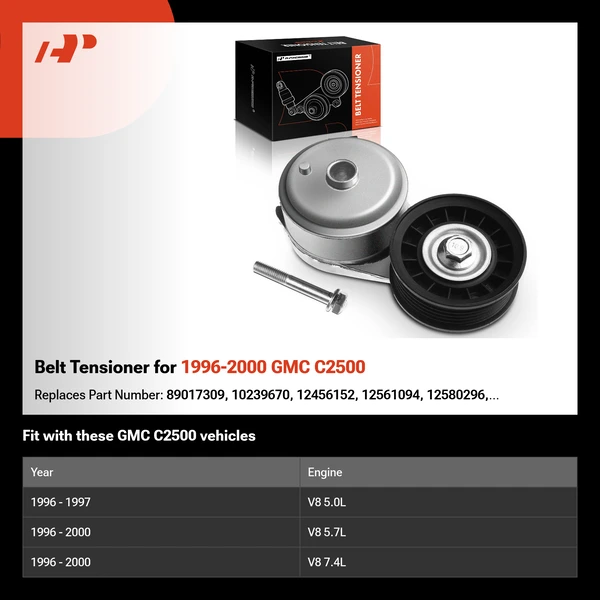 Belt Tensioner for 1996-2000 GMC C2500