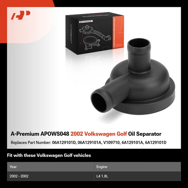 A-Premium APOWS048 2002 Volkswagen Golf Oil Separator