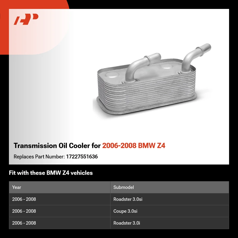 Transmission Oil Cooler for 2006-2008 BMW Z4