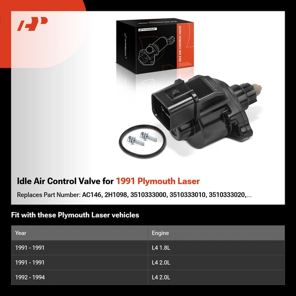 Idle Air Control Valve for 1991 Plymouth Laser