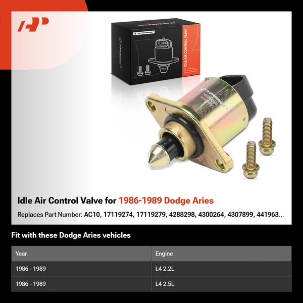 Idle Air Control Valve for 1986-1989 Dodge Aries