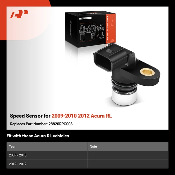 Speed Sensor for 2009-2010 2012 Acura RL