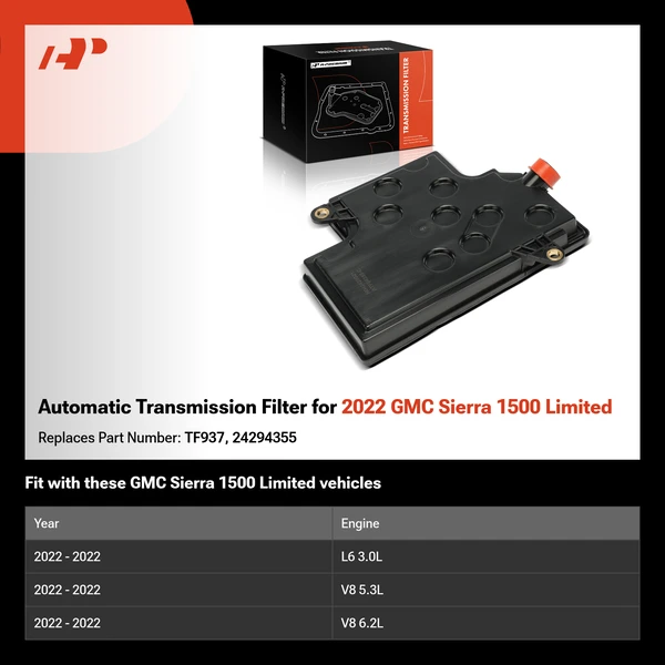 Automatic Transmission Filter for 2022 GMC Sierra 1500 Limited
