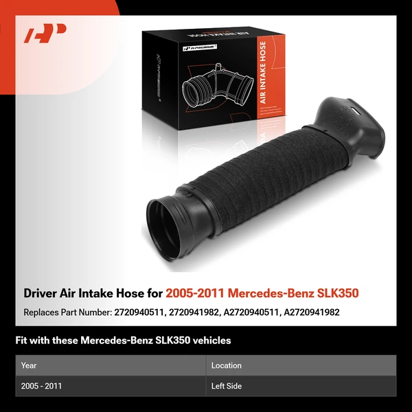 Driver Air Intake Hose for 2005-2011 Mercedes-Benz SLK350