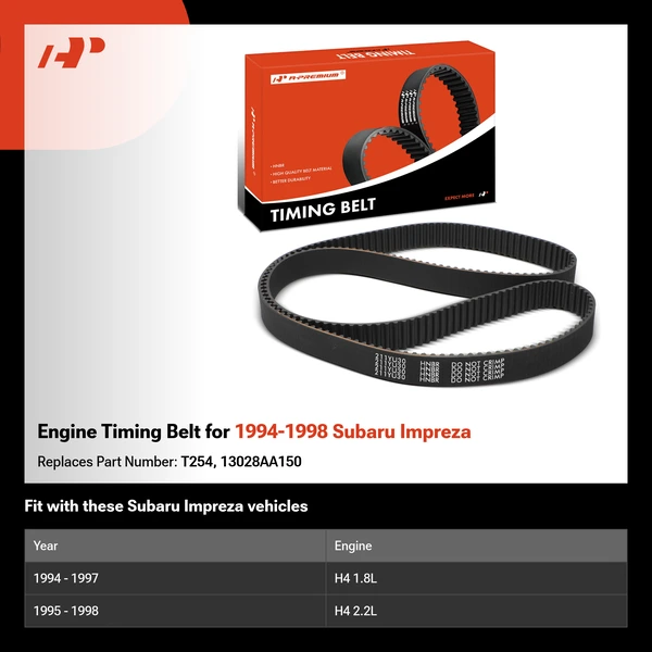 Engine Timing Belt for 1994-1998 Subaru Impreza