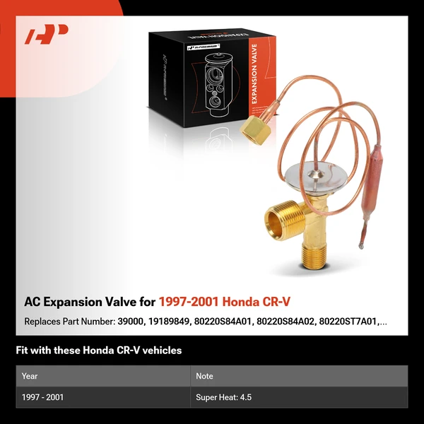 AC Expansion Valve for 1997-2001 Honda CR-V