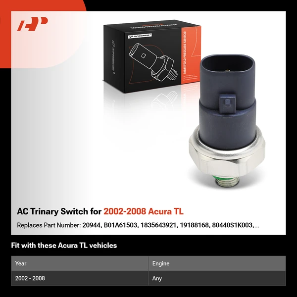 AC Trinary Switch for 2002-2008 Acura TL