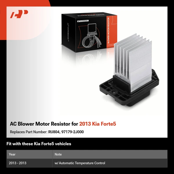 AC Blower Motor Resistor for 2013 Kia Forte5