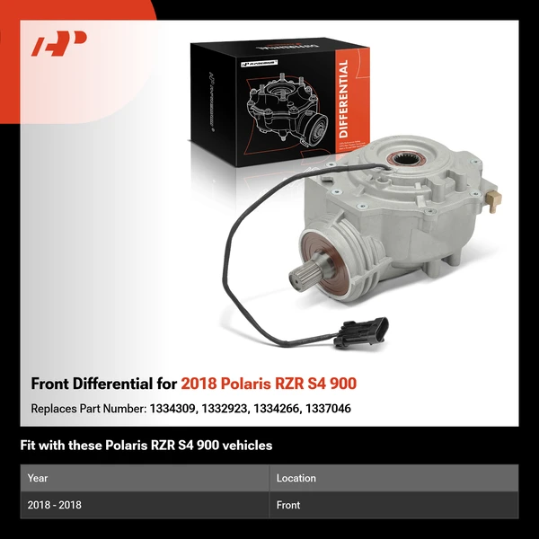 Front Differential for 2018 Polaris RZR S4 900