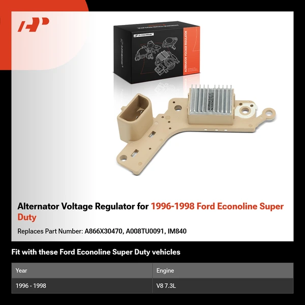 Alternator Voltage Regulator for 1996-1998 Ford Econoline Super Duty