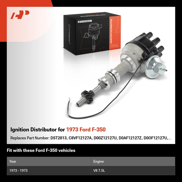 Ignition Distributor for 1973 Ford F-350