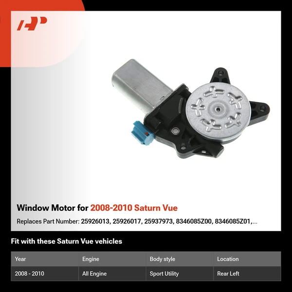 Window Motor for 2008-2010 Saturn Vue