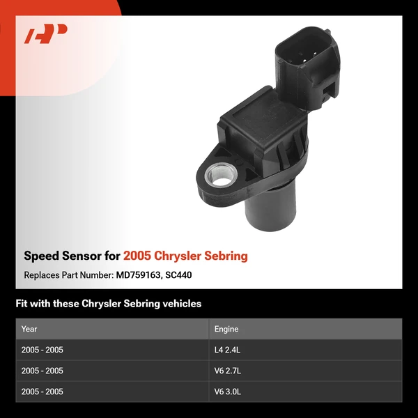 Speed Sensor for 2005 Chrysler Sebring