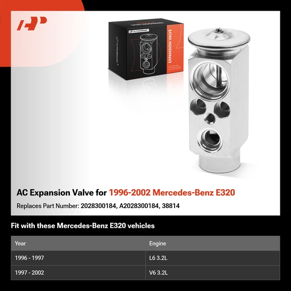 AC Expansion Valve for 1996-2002 Mercedes-Benz E320