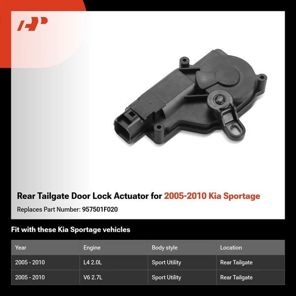 Rear Tailgate Door Lock Actuator for 2005-2010 Kia Sportage