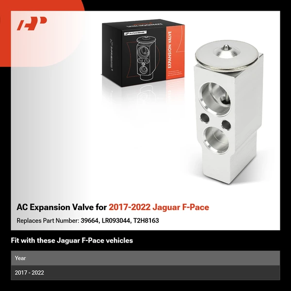 AC Expansion Valve for 2017-2022 Jaguar F-Pace