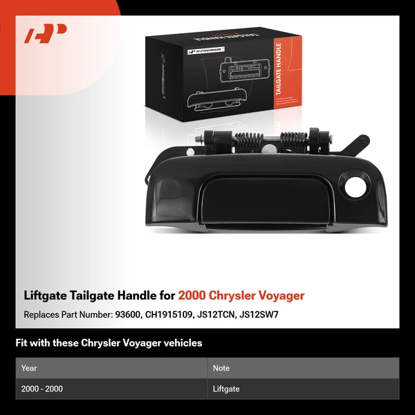 Liftgate Tailgate Handle for 2000 Chrysler Voyager