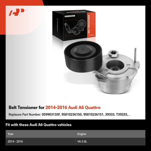Belt Tensioner for 2014-2016 Audi A6 Quattro