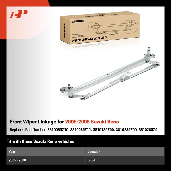 Front Wiper Linkage for 2005-2008 Suzuki Reno
