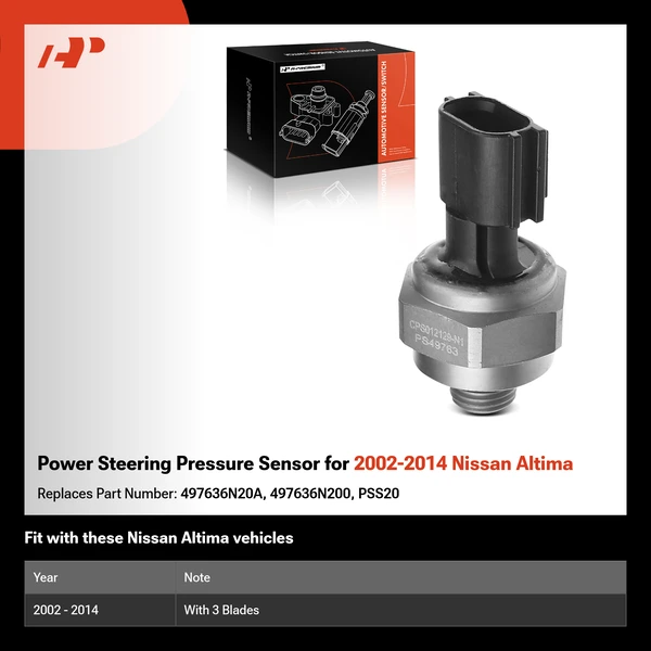 Power Steering Pressure Sensor for 2002-2014 Nissan Altima