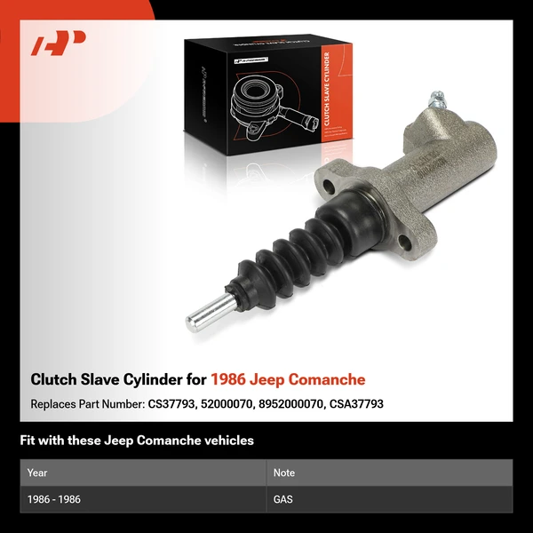 Clutch Slave Cylinder for 1986 Jeep Comanche