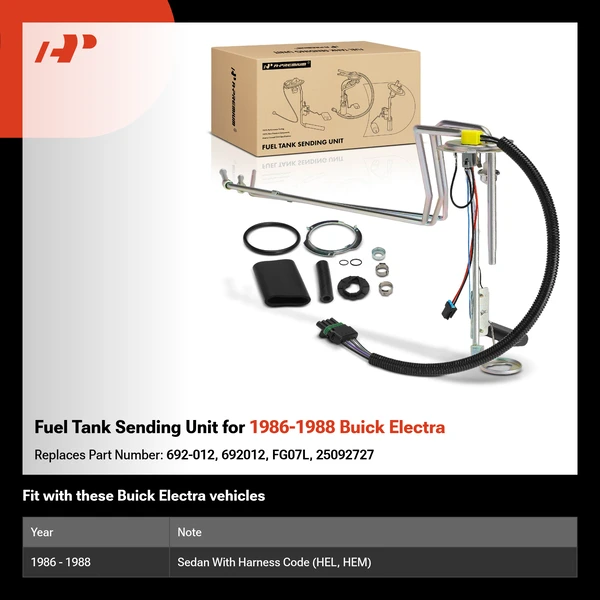 Fuel Tank Sending Unit for 1986-1988 Buick Electra