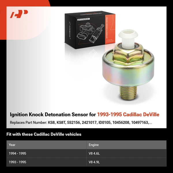 Ignition Knock Detonation Sensor for 1993-1995 Cadillac DeVille