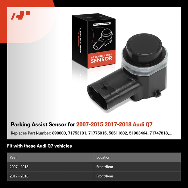 Parking Assist Sensor for 2007-2015 2017-2018 Audi Q7