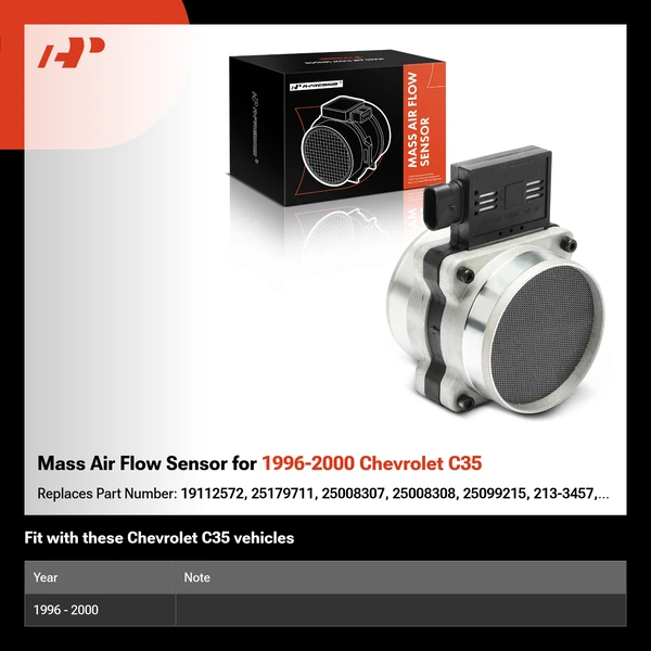 Mass Air Flow Sensor for 1996-2000 Chevrolet C35