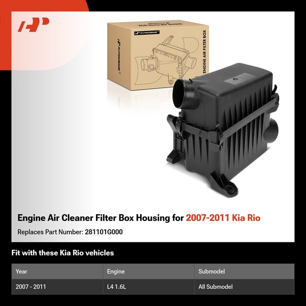 Engine Air Cleaner Filter Box Housing for 2007-2011 Kia Rio