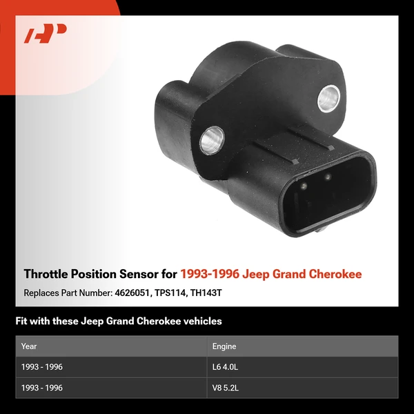 Throttle Position Sensor for 1993-1996 Jeep Grand Cherokee