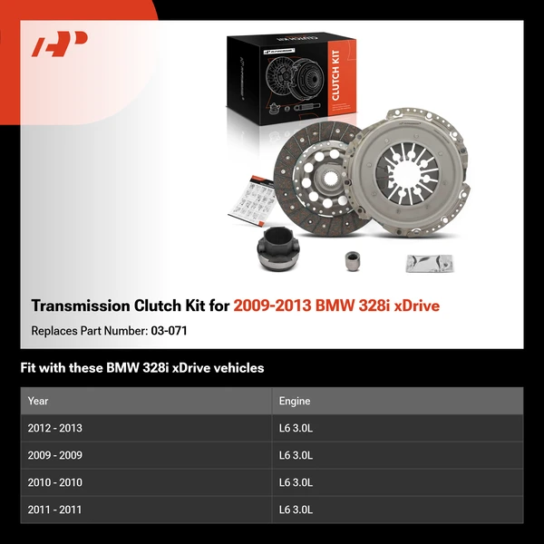 Transmission Clutch Kit for 2009-2013 BMW 328i xDrive
