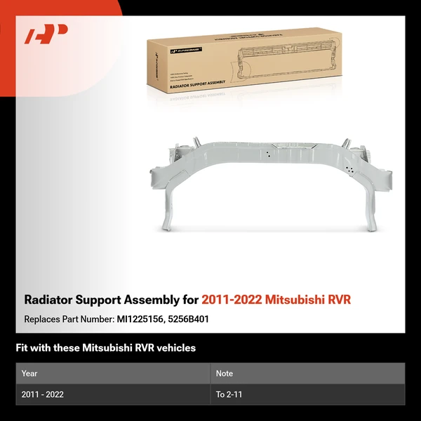 Radiator Support Assembly for 2011-2022 Mitsubishi RVR