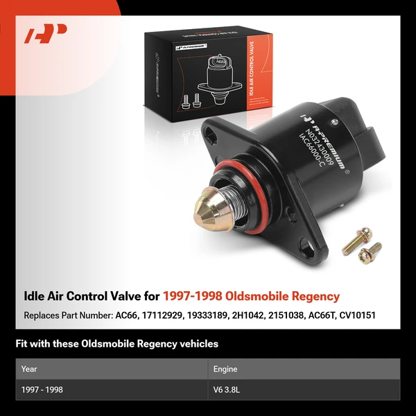 Idle Air Control Valve for 1997-1998 Oldsmobile Regency