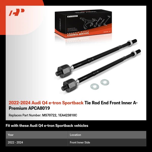 2022-2024 Audi Q4 e-tron Sportback Tie Rod End Front Inner A-Premium APCA8019