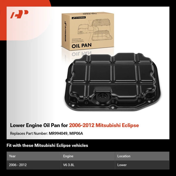 Lower Engine Oil Pan for 2006-2012 Mitsubishi Eclipse