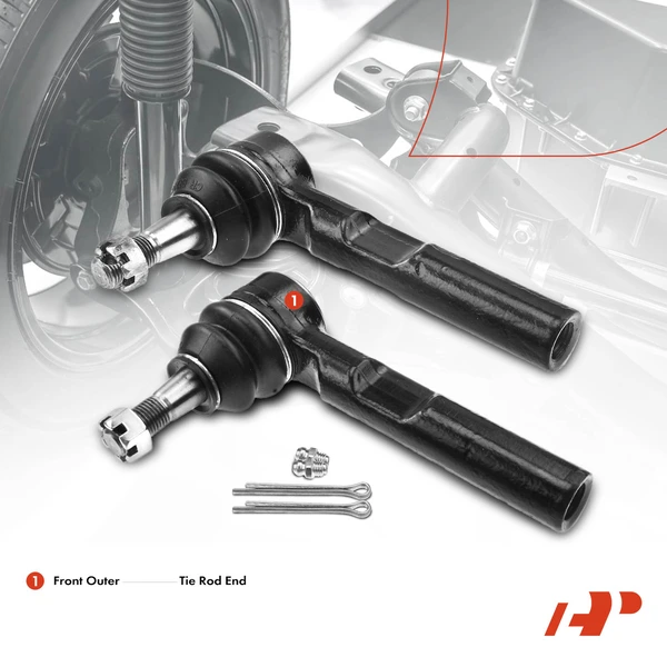 3 Pcs Rack and Pinion & Tie Rod End Kit for Chevrolet Malibu Saturn