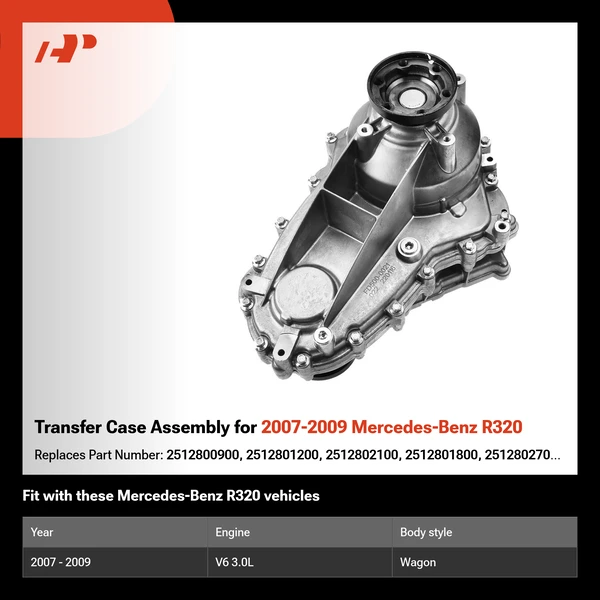 Transfer Case Assembly for 2007-2009 Mercedes-Benz R320