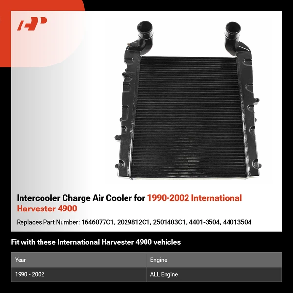 Intercooler Charge Air Cooler for 1990-2002 International Harvester 4900