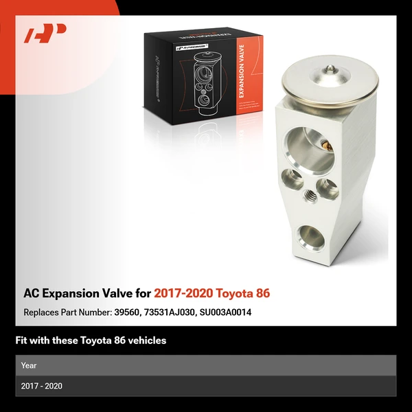 AC Expansion Valve for 2017-2020 Toyota 86