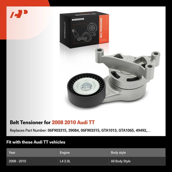 Belt Tensioner for 2008 2010 Audi TT