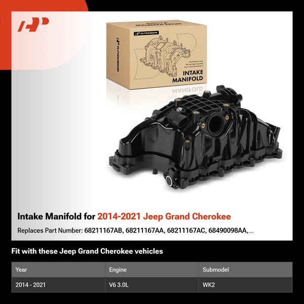 Intake Manifold for 2014-2021 Jeep Grand Cherokee