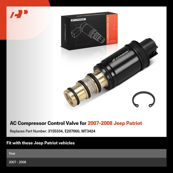 AC Compressor Control Valve for 2007-2008 Jeep Patriot