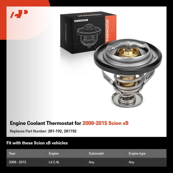 Engine Coolant Thermostat for 2008-2015 Scion xB